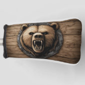 Grizzly Beer Golf Club Hoesje Golfheadcover (Voorkant)