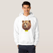 Grizzly beer. Honingoverval Hoodie (Voorkant volledig)