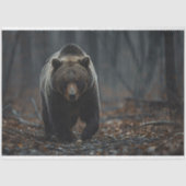 Grizzly Beer in de Bossen Decoupage Tissuepapier (Voorkant)