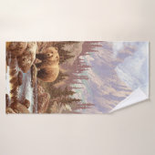 Grizzly Beer in de Rocky Mountains / AF-006beer,g Badhanddoek (Badhanddoek)