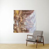 Grizzly Beer in de Rocky Mountains / AF-006beer,g Wandkleed (In Situ (horizontaal))