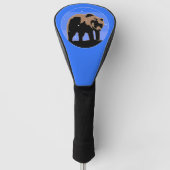 Grizzly Beer in de winter - Oorspronkelijke Wilde  Golfheadcover (Voorkant)