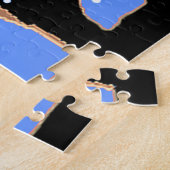 Grizzly Beer in de winter - Oorspronkelijke Wilde Legpuzzel (Zijkant)