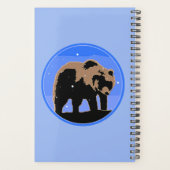 Grizzly Beer in de winter - Oorspronkelijke Wilde  Planner (Achterkant)