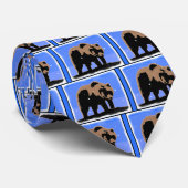 Grizzly Beer in de winter - Oorspronkelijke Wilde  Stropdas (Opgerold)