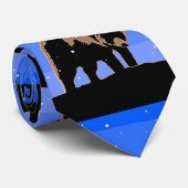 Grizzly Beer in de winter - Oorspronkelijke Wilde Stropdas (Opgerold)