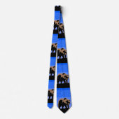 Grizzly Beer in de winter - Oorspronkelijke Wilde Stropdas (Achterkant)