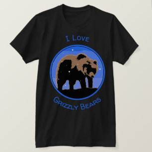 Grizzly Beer in de winter - Oorspronkelijke Wilde T-shirt