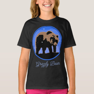 Grizzly Beer in de winter - Originele Wilde Kunst T-shirt