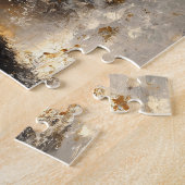 Grizzly Beer in het bos schilderij Legpuzzel (Zijkant)