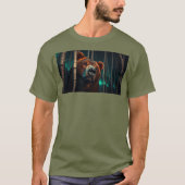 Grizzly Beer in het Bos T-shirt (Voorkant)