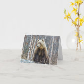 Grizzly Beer Kaart (Gele Bloem)