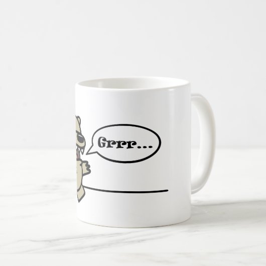 Grizzly Beer Koffiemok (Voorkant rechts)