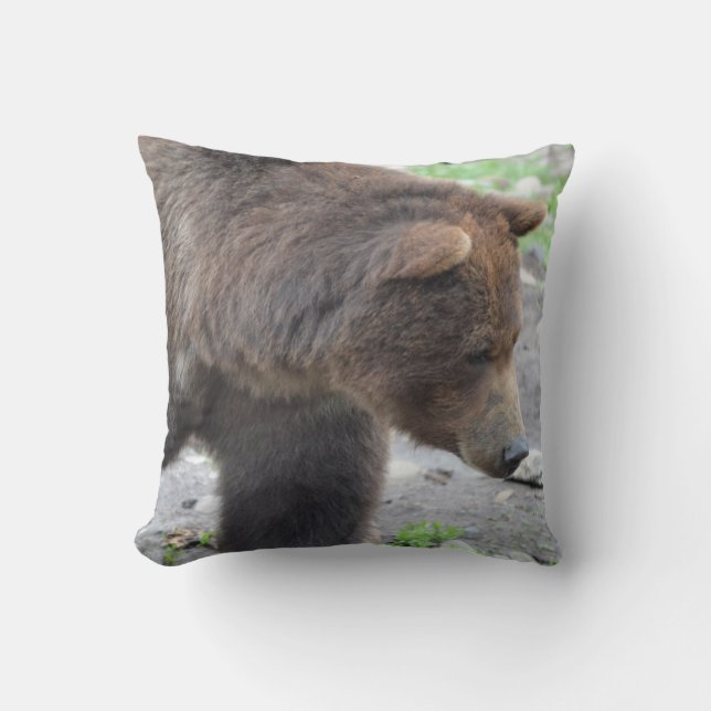 Grizzly Beer Kussen (Voorkant)