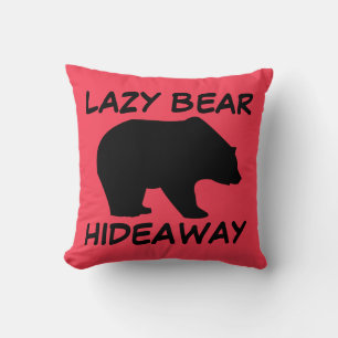 GRIZZLY BEER LAZY BEAR HIDEAWAY Worpillow Kussen