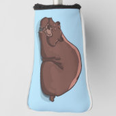GRIZZLY BEER LAZY BEER PUTTER GOLF HOOFD HOESJE GOLFHEADCOVER (Draai 90)