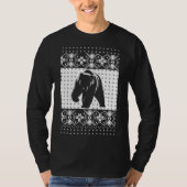 Grizzly Beer Lelijke Trui Kerst T-shirt (Voorkant)