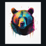 Grizzly Beer Liefhebbers Pop Art Big Grizzly Beer Foto Afdruk<br><div class="desc">Grizzly Beer Liefhebbers Pop Art Big Grizzly Beer</div>