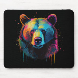 Grizzly Beer Liefhebbers Pop Art Big Grizzly Beer Muismat