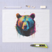 Grizzly Beer Liefhebbers Pop Art Big Grizzly Beer Tissuepapier (Craft)