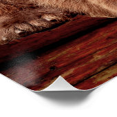 GRIZZLY BEER LOG CABIN POSTERS (Hoek)