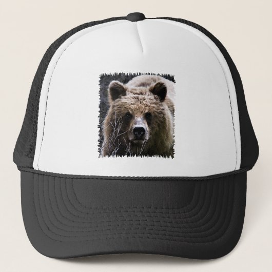 Grizzly Beer Logo Trucker Pet (Voorkant)