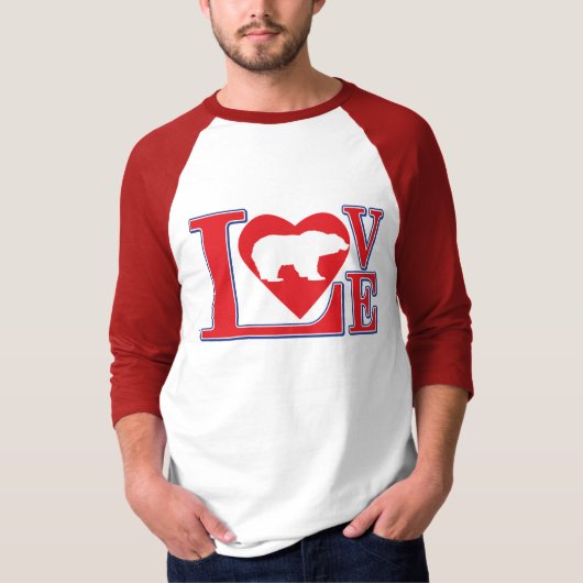 Grizzly Beer Love T-shirt (Voorkant)