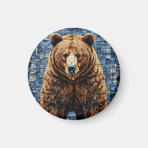 Grizzly beer magneet