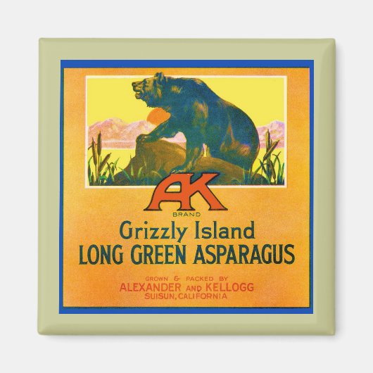Grizzly Beer Magneet (Voorkant)