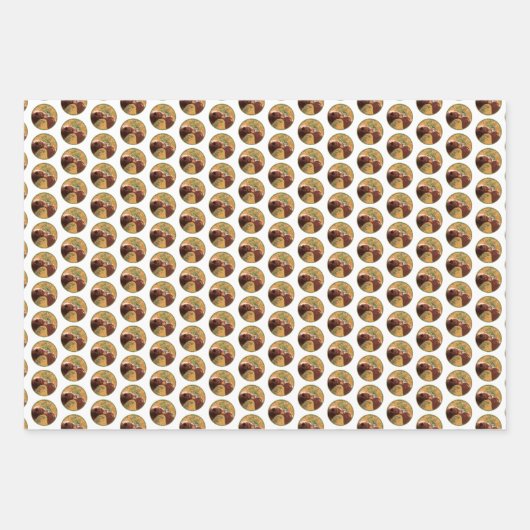 Grizzly Beer mam en snijkunst in wilde dieren Inpakpapier Vel (Voorkant 2)