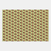 Grizzly Beer mam en snijkunst in wilde dieren Inpakpapier Vel (Voorkant)