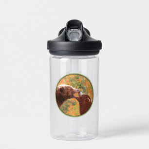 Grizzly Beer mam en snijkunst in wilde dieren Waterfles