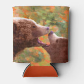 Grizzly Beer mam en snijkunst - Wildlife Art Blikjeskoeler (Voorkant)