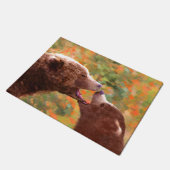 Grizzly Beer mam en snijkunst - Wildlife Art Deurmat (Schuin)