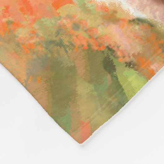 Grizzly Beer mam en snijkunst - Wildlife Art Fleece Deken (Hoek)