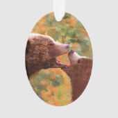 Grizzly Beer mam en snijkunst - Wildlife Art Ornament (achterkant)