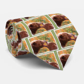 Grizzly Beer mam en snijkunst - Wildlife Art Stropdas (Opgerold)