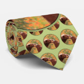 Grizzly Beer mam en snijkunst - Wildlife Art Stropdas (Opgerold)