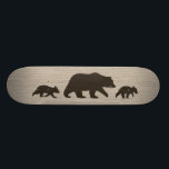 Grizzly Beer met Cubs Silhouettes Skateboard<br><div class="desc"></div>