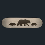 Grizzly Beer met Cubs Silhouettes Skateboard<br><div class="desc"></div>