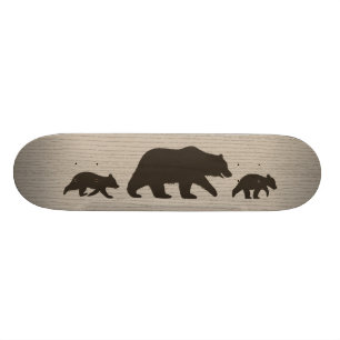 Grizzly Beer met Cubs Silhouettes Skateboard