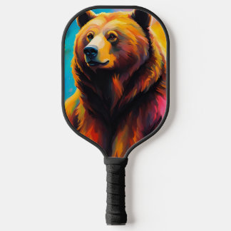 Grizzly Beer met noorderlicht Pickleball Paddle