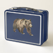 Grizzly Beer Metal Lunchbox (Achterkant)