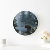Grizzly Beer Misty Forest Grote Klok (Huis)