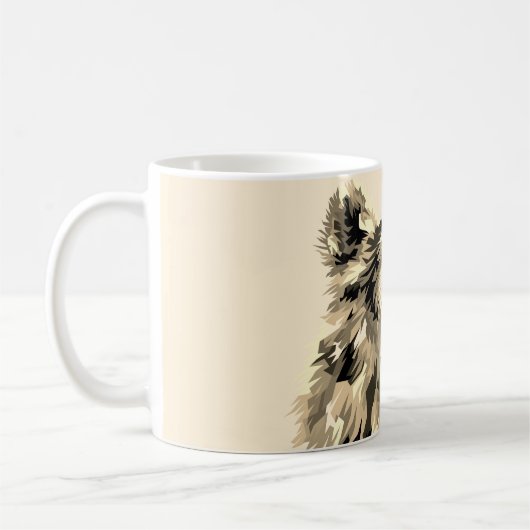 Grizzly-beer mok (Links)