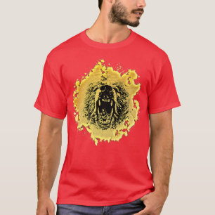 Grizzly Beer Motif Grizzlies Predator Beren Forest T-shirt