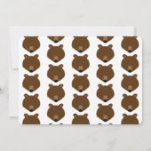 Grizzly Beer One Animal 1st Birthday Kaart (Achterkant)