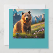 Grizzly Beer op Bergberghside Birthday (Achterkant)