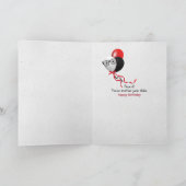 Grizzly Beer op rock birthday humor Kaart (Binnen)