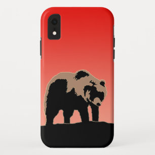 Grizzly Beer op zonsondergang - Originele Wildlife Case-Mate iPhone Case